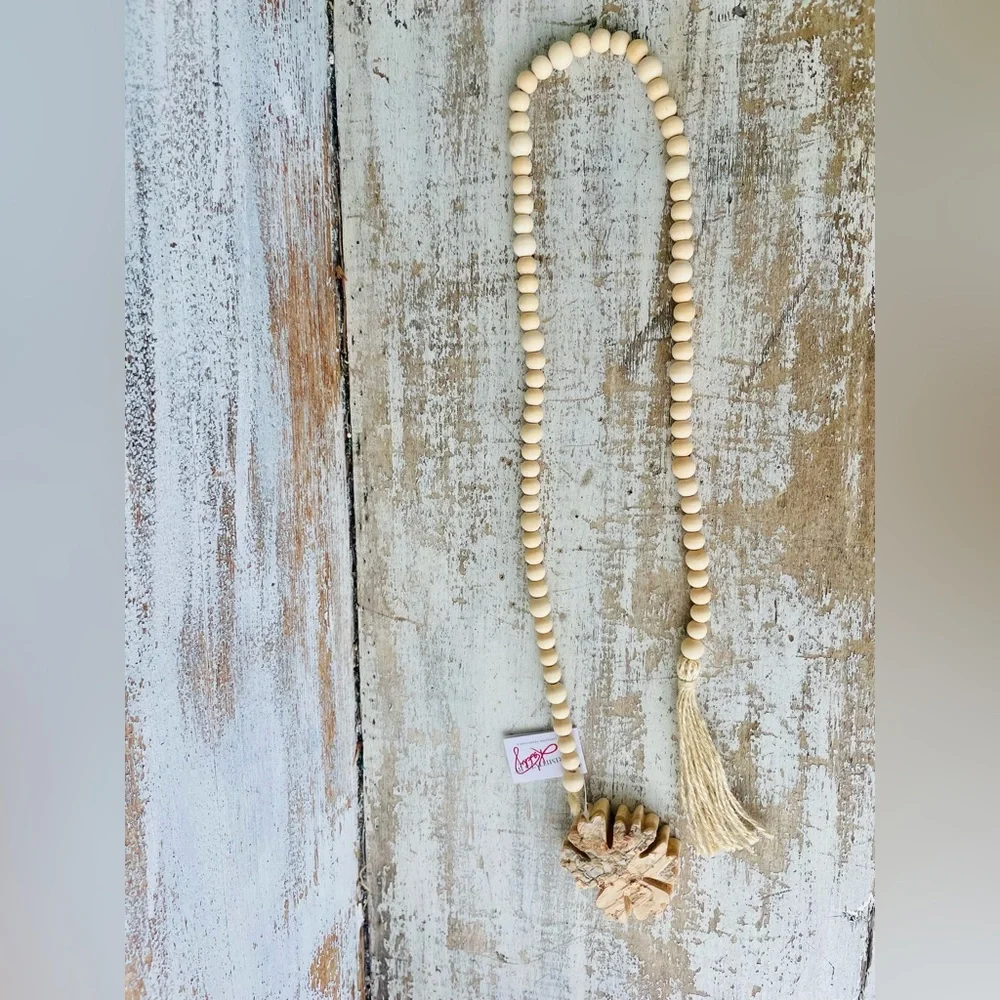 Snowflake Beaded Garland
